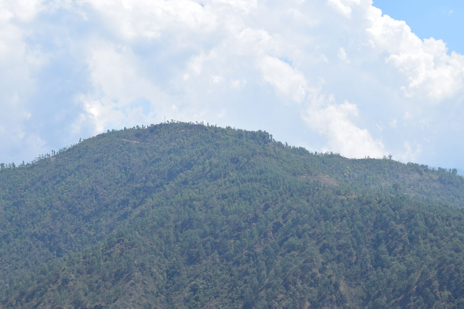 Nikon D5300 sample photo. Hill, with blue sky photography