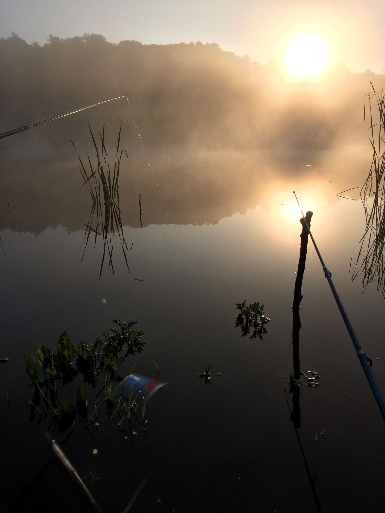 iPhone 5s back camera 4.15mm f/2.2 sample photo. Fishing, sunrise, nature photography