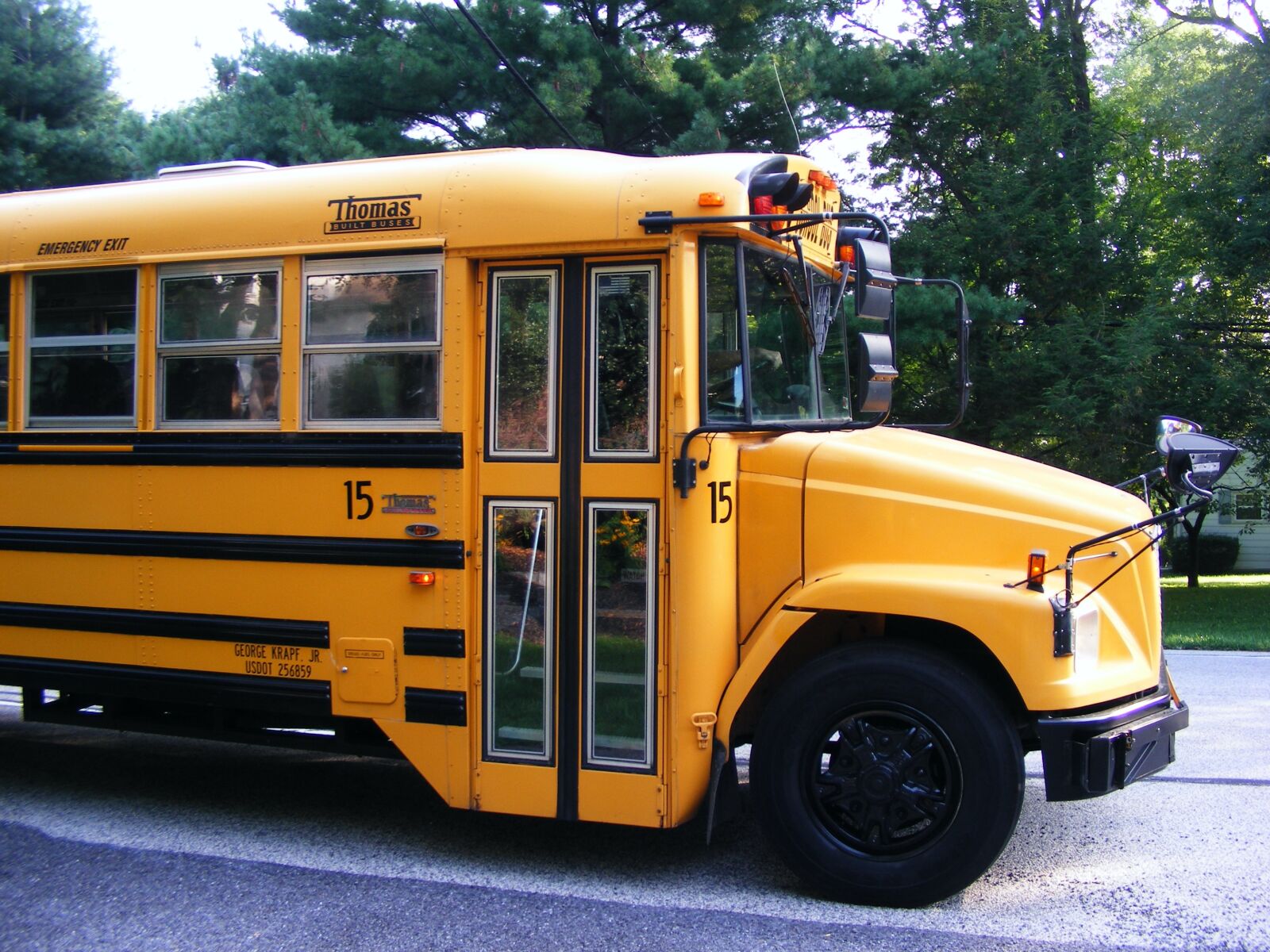 Fujifilm FinePix S5700 S700 sample photo. School, school bus, first photography