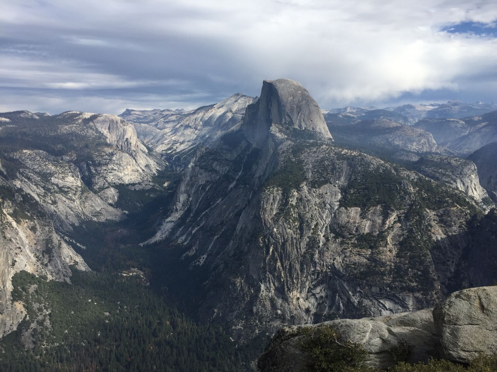 iPhone 6 back camera 4.15mm f/2.2 sample photo. Half dome, yosemite, california photography