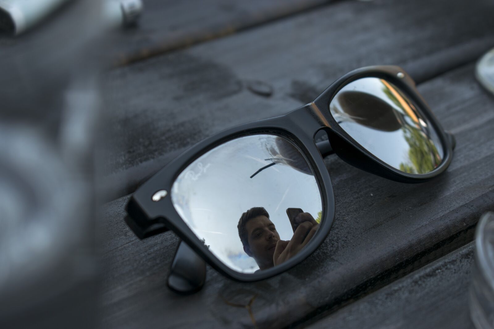 Nikon D3300 sample photo. Glasses, reflection, glass photography
