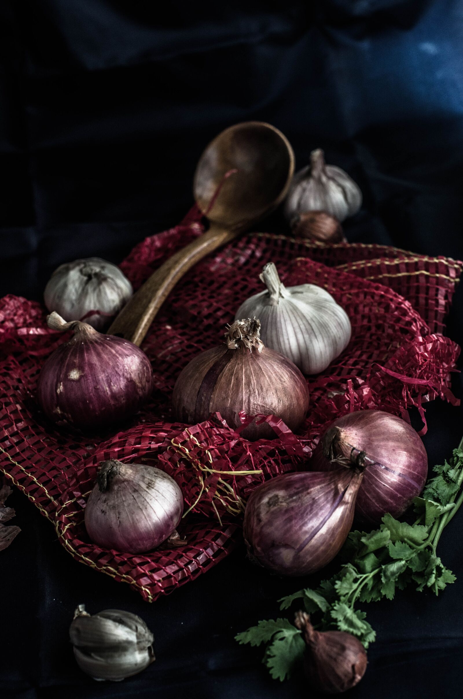 Nikon D7000 sample photo. Onion, garlic, vegetable photography