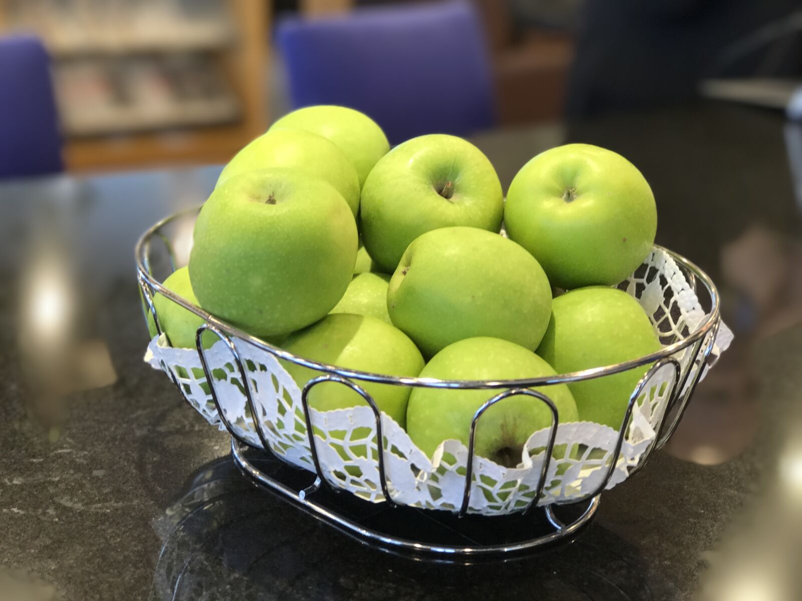 iPhone 7 Plus back dual camera 6.6mm f/2.8 sample photo. Apple, fruit, green photography