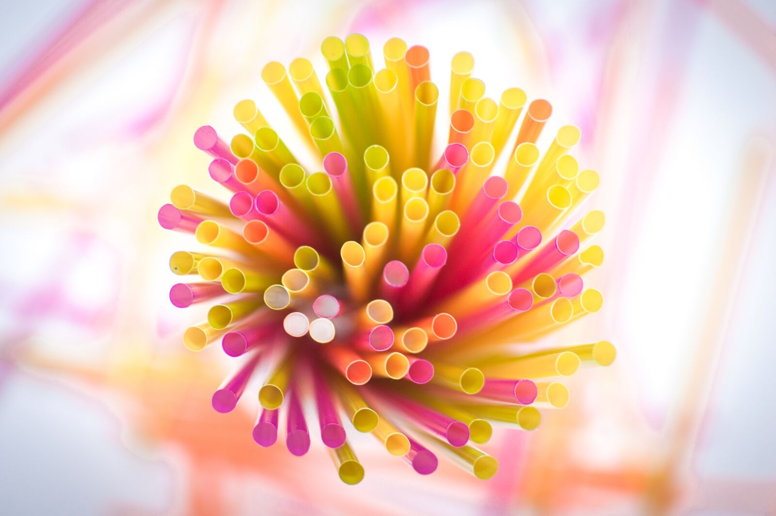 Nikon D90 sample photo. Straw, color, plastic photography