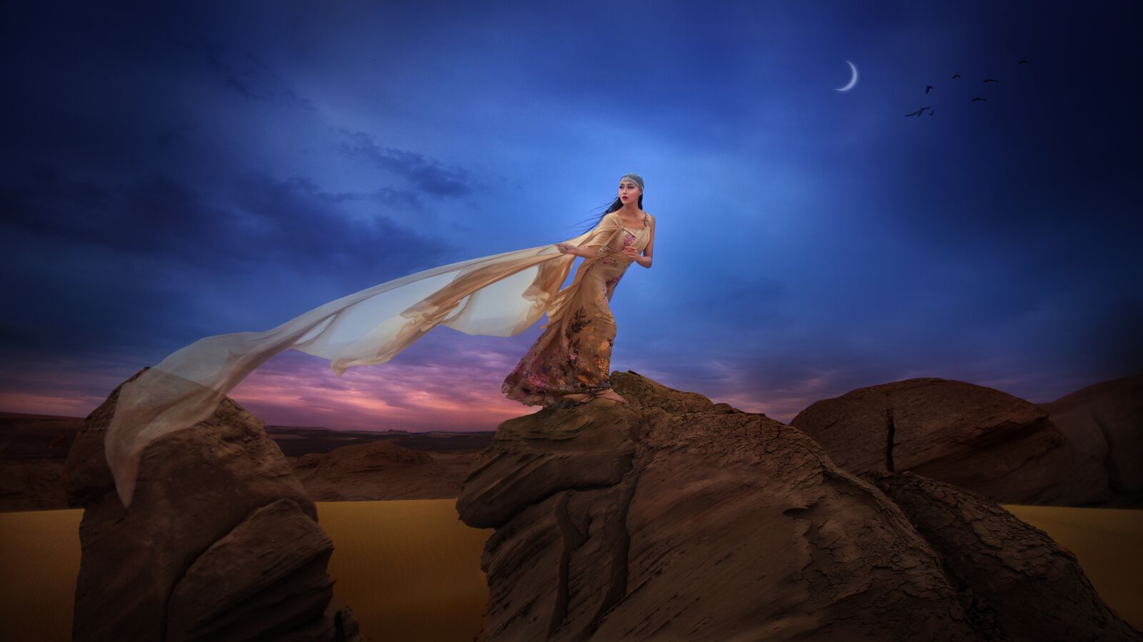 Canon EOS 5D Mark III sample photo. Loulan, starry sky, art photography