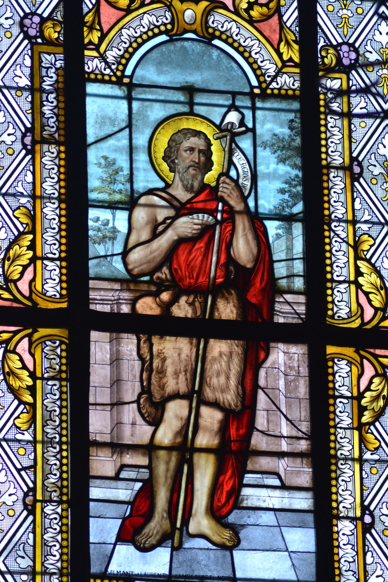 Nikon D3100 sample photo. Stained glass, window, church photography