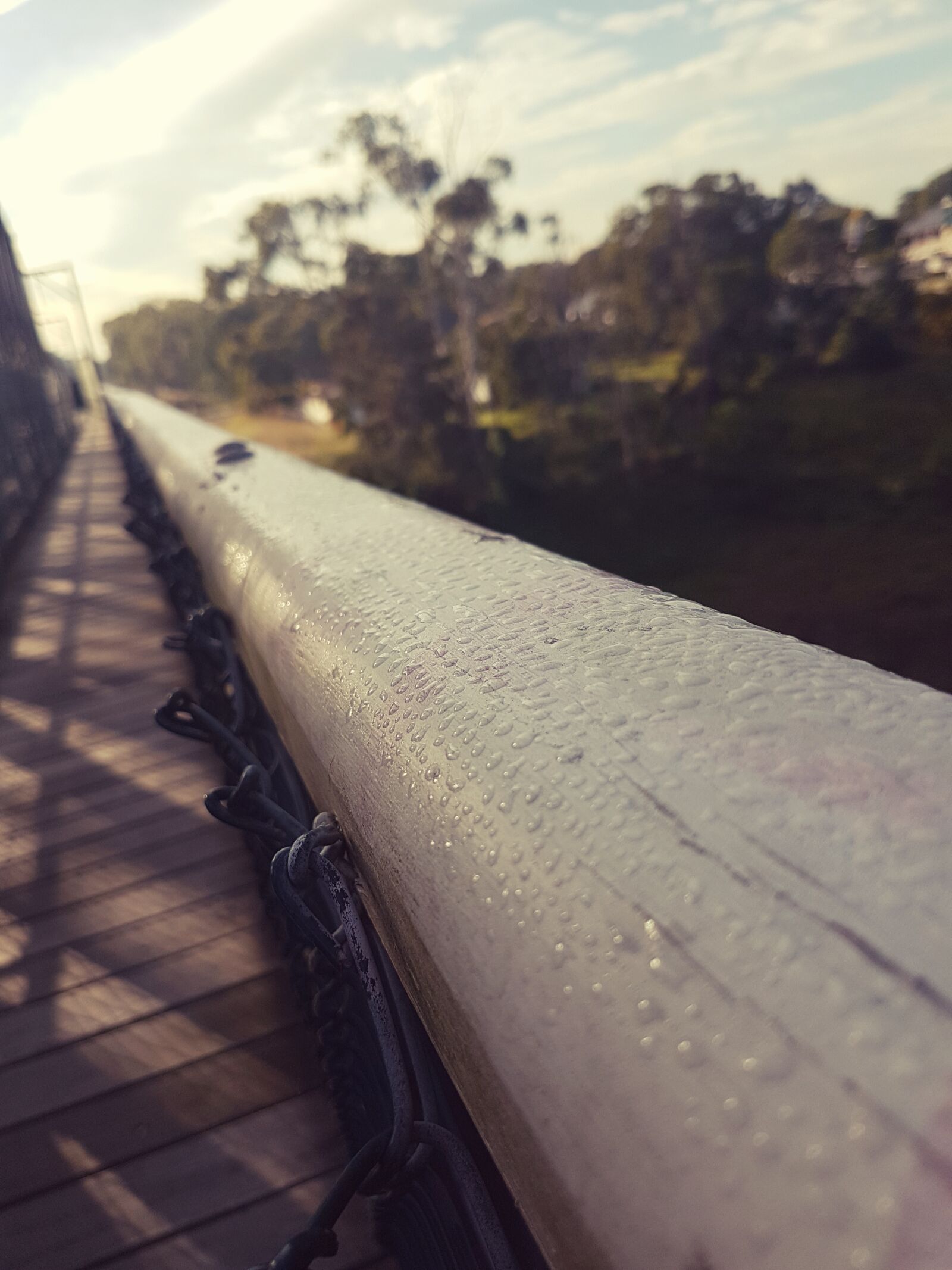 Samsung Galaxy S7 sample photo. Bridge, rail, railings, rust photography