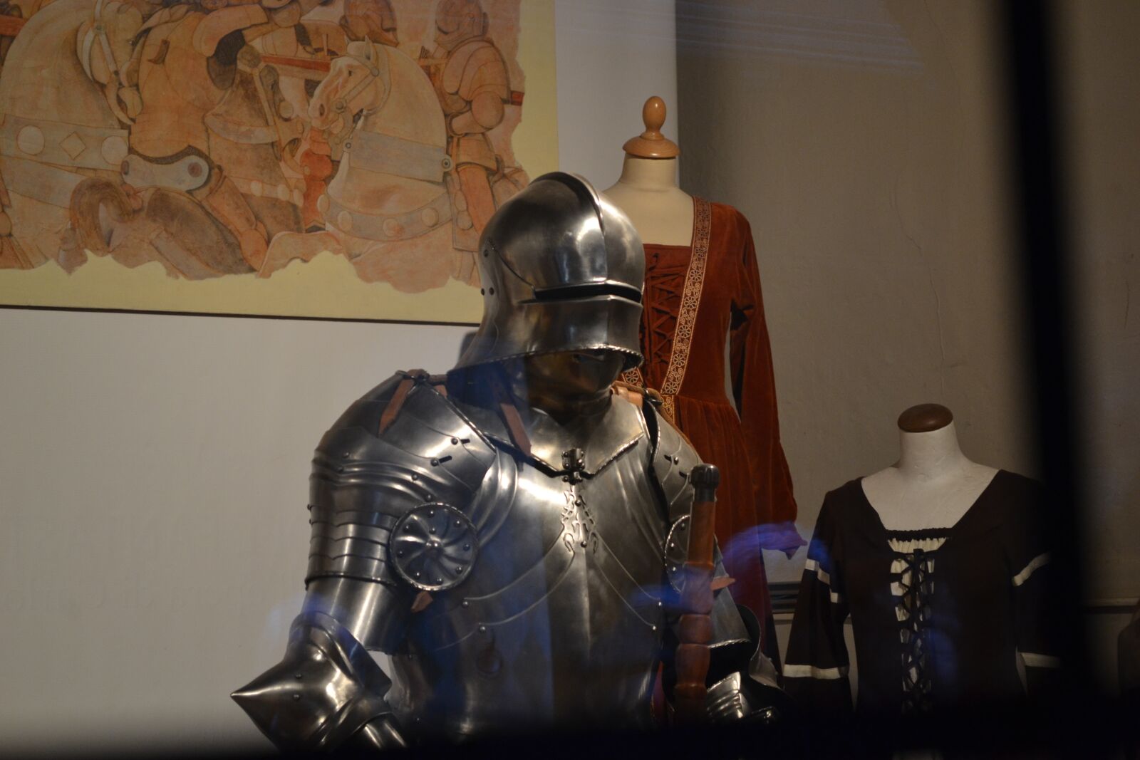 Nikon D3100 sample photo. Torino, medieval village, armor photography