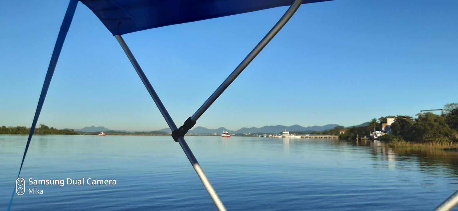 Samsung Galaxy A30 sample photo. Ocean, water, boat photography