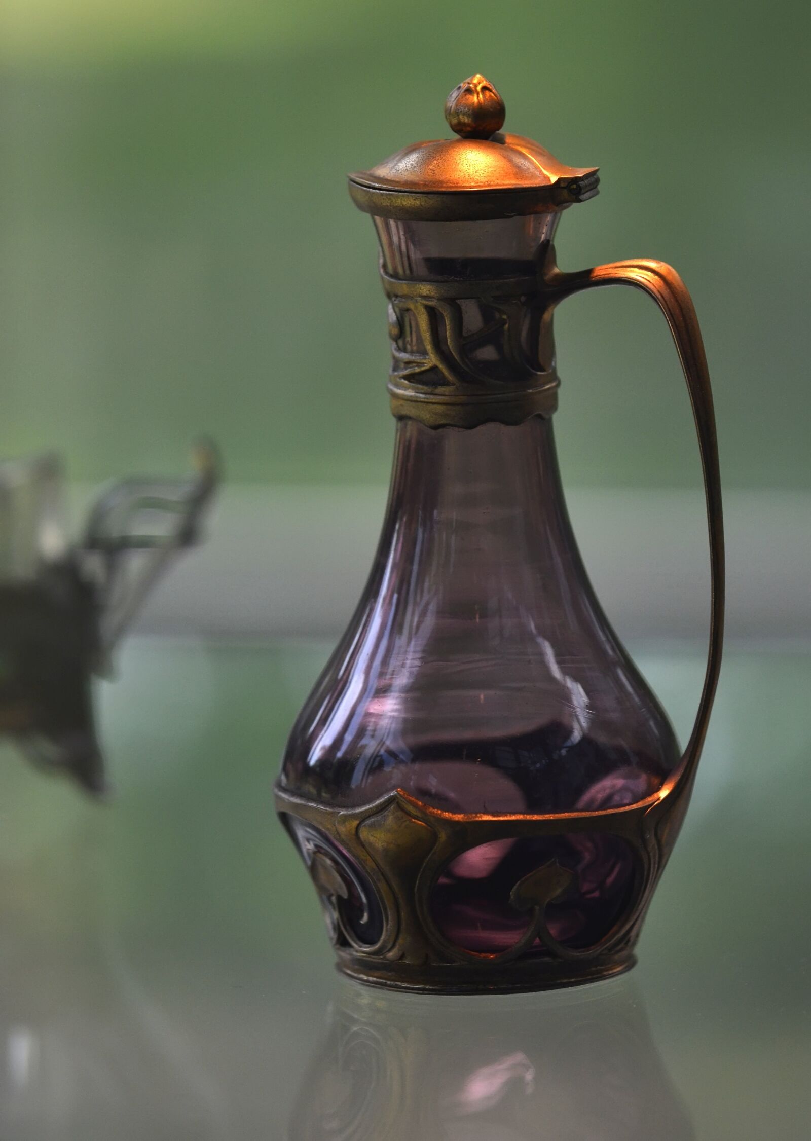 Nikon D7000 sample photo. Carafe, art nouveau, glass photography