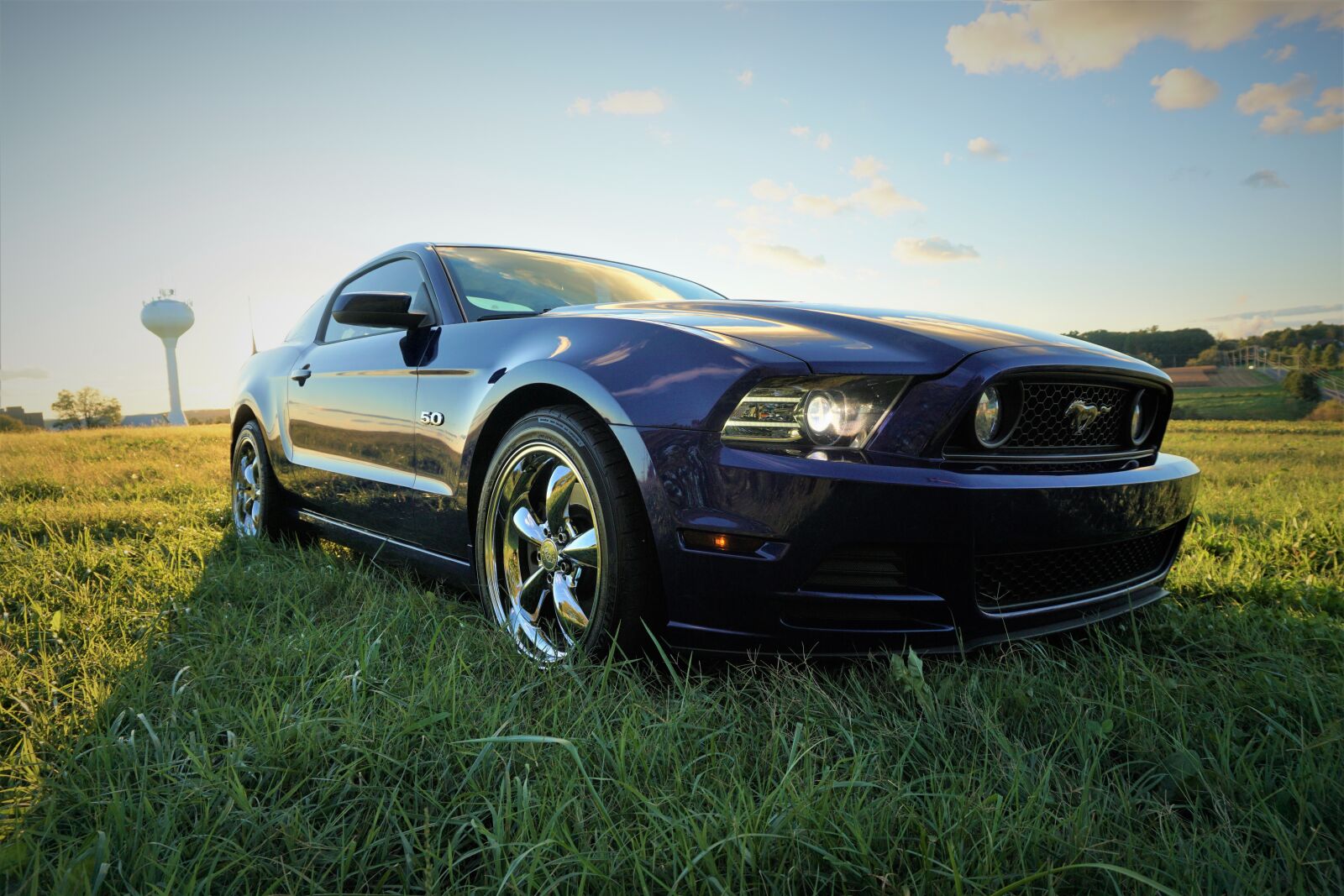 Sony E 16-50mm F3.5-5.6 PZ OSS sample photo. Mustang, ford, car photography