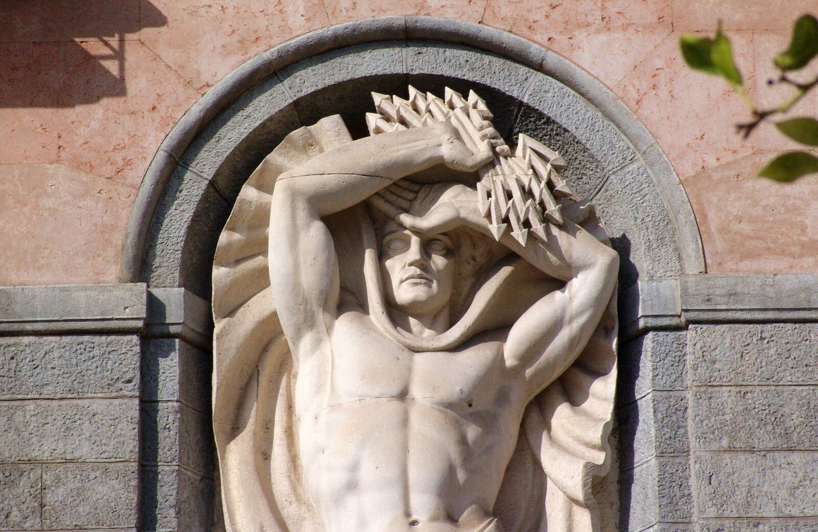 Sony DSC-F828 sample photo. Man, stone figure, sculpture photography