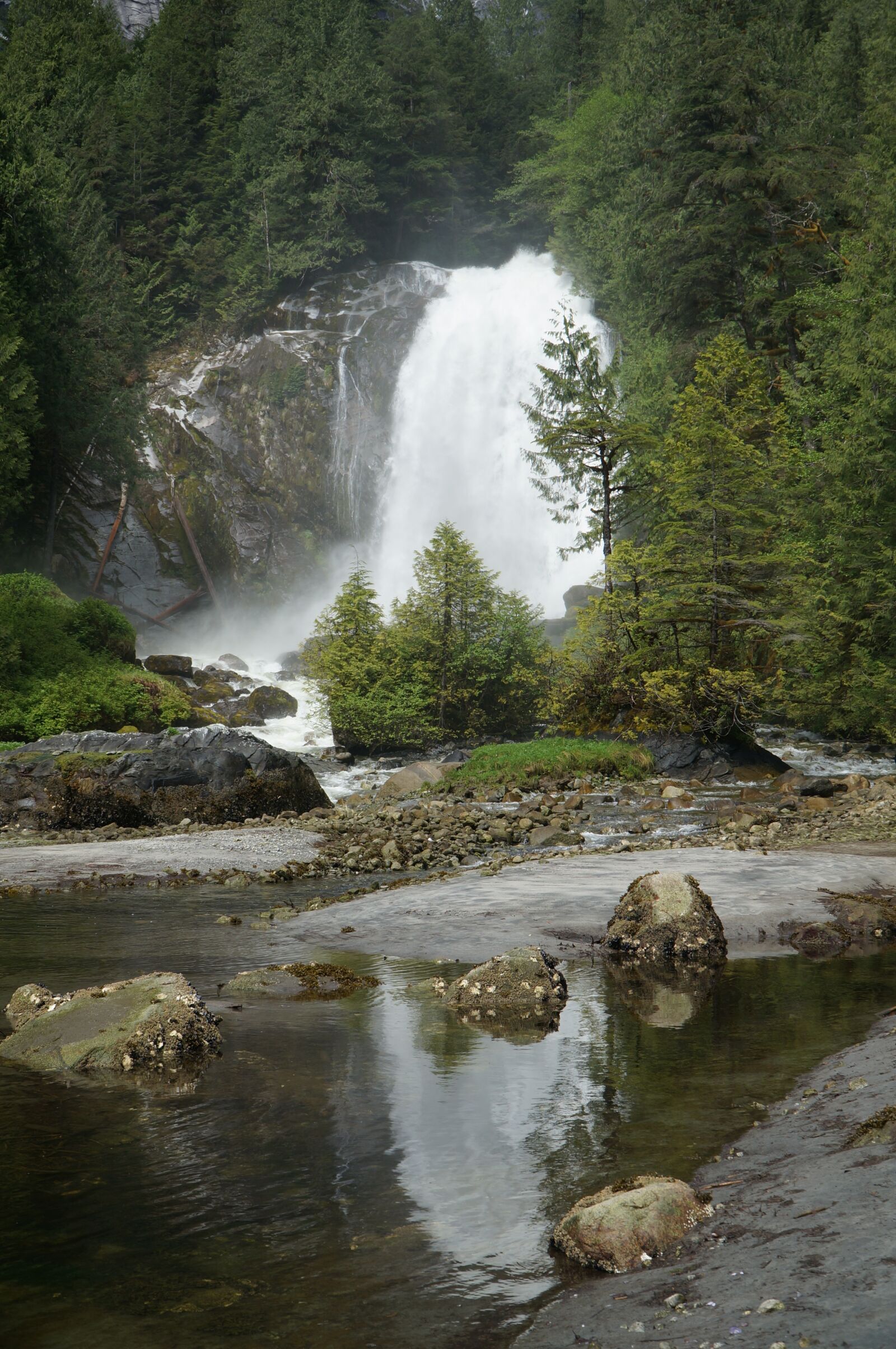 Sony Alpha NEX-6 sample photo. Waterfall, british columbia, park photography