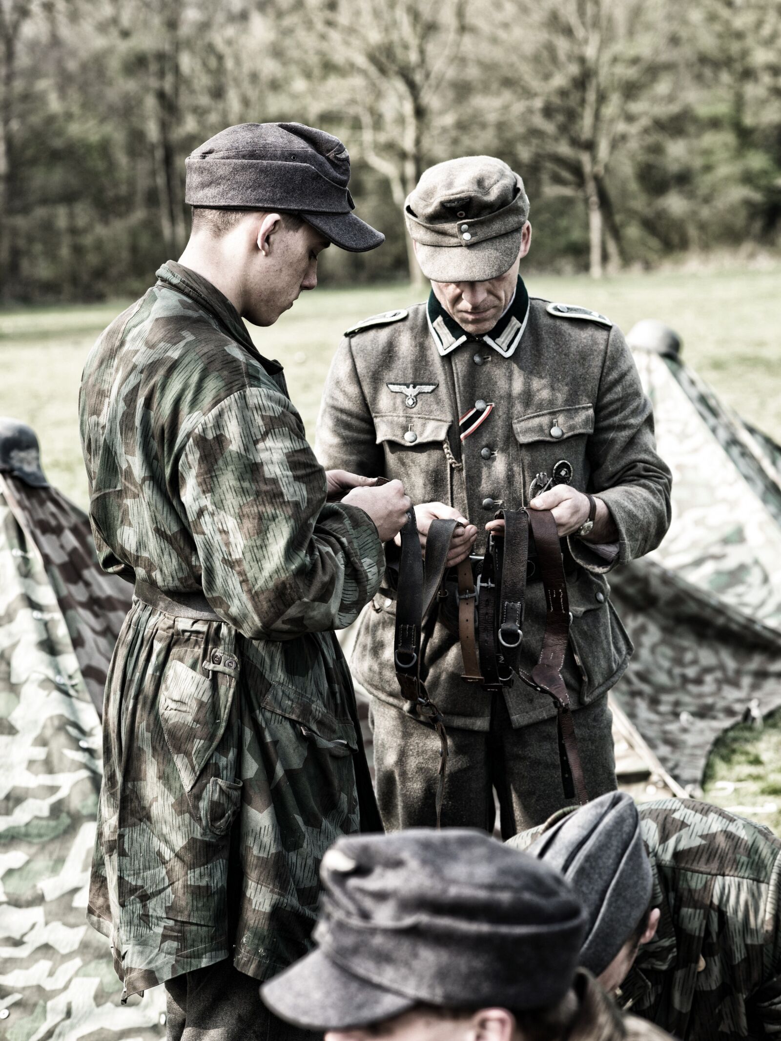 Nikon D610 sample photo. Re-enactors, groningen, fallschirmjäger photography