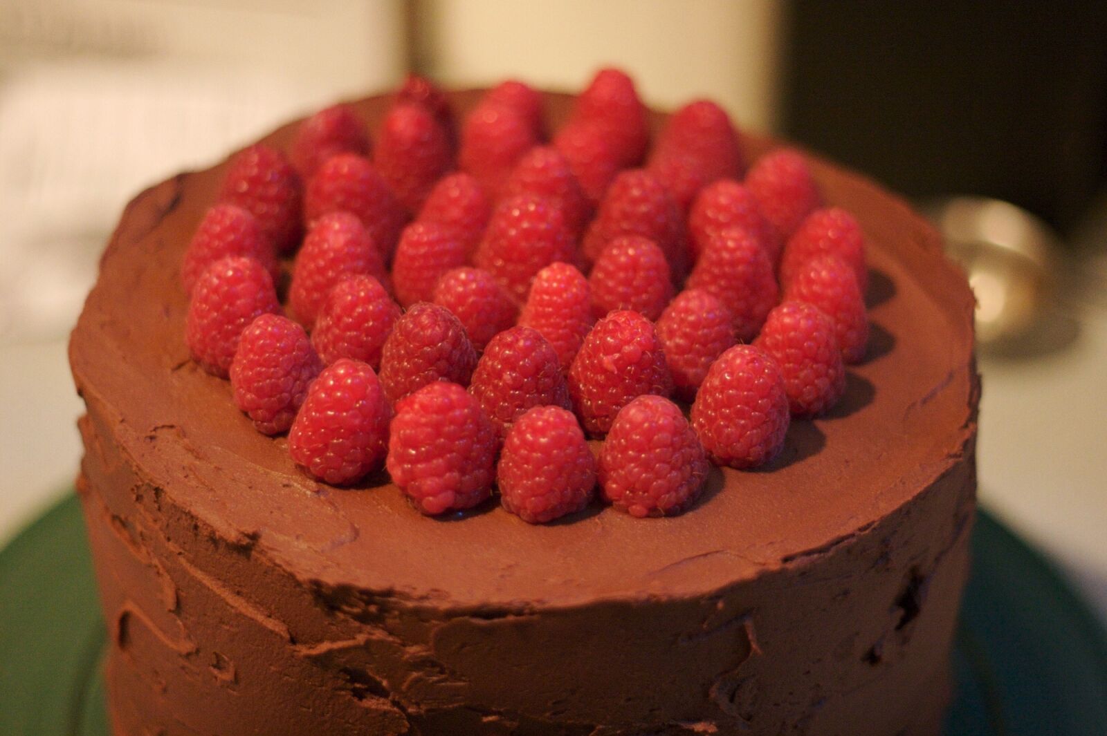 Canon EOS 20D sample photo. Cake, chocolate, raspberry photography