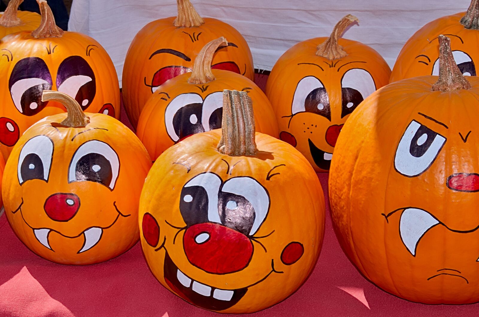 Nikon D3300 sample photo. Pumpkin, painted, autumn photography