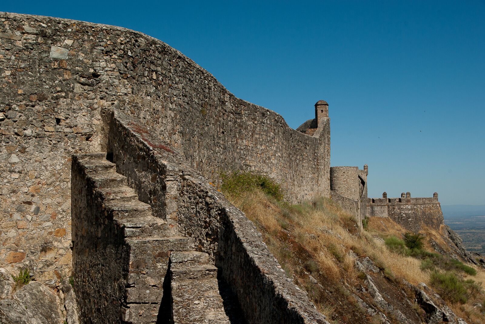 Pentax K10D sample photo. Portugal, marvão, ramparts photography