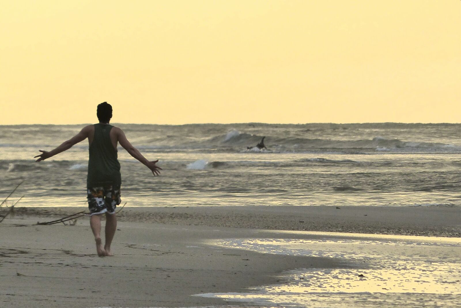 Panasonic Lumix DMC-FZ200 sample photo. Beach, sea, body of photography
