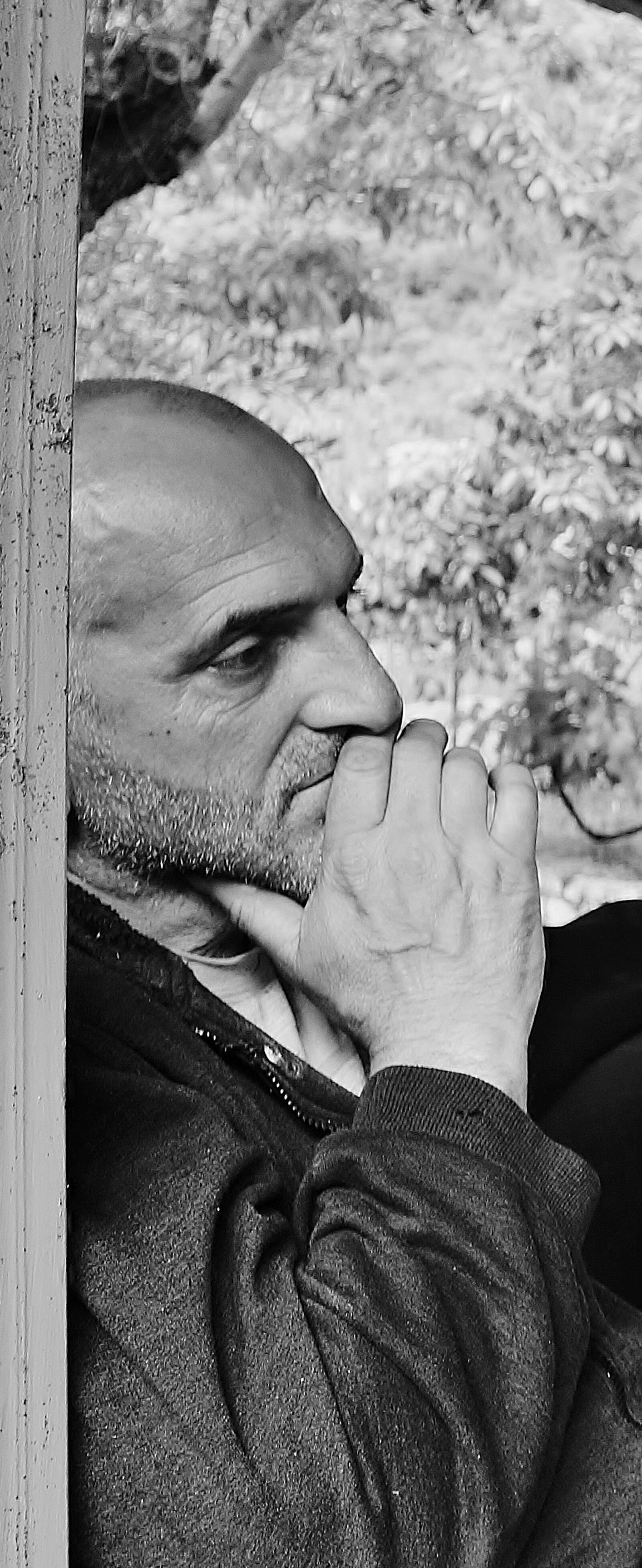 Sony Alpha a3000 sample photo. Peace, thinker, black and photography