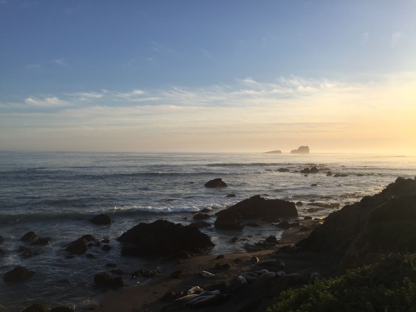 Apple iPhone 6 sample photo. Ocean, waves, sunset photography