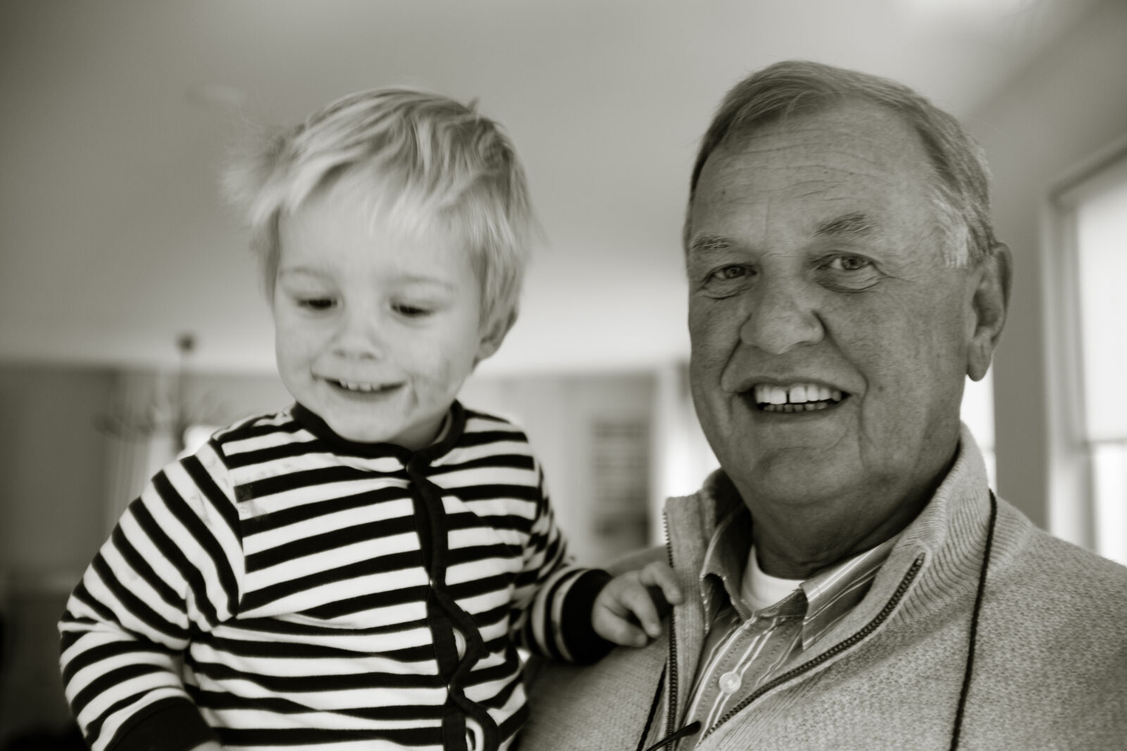Fujifilm X100T sample photo. Grandfather, son photography