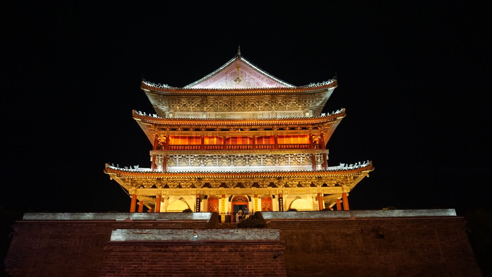 Sony a6000 sample photo. Xi'an, ancient, tower photography