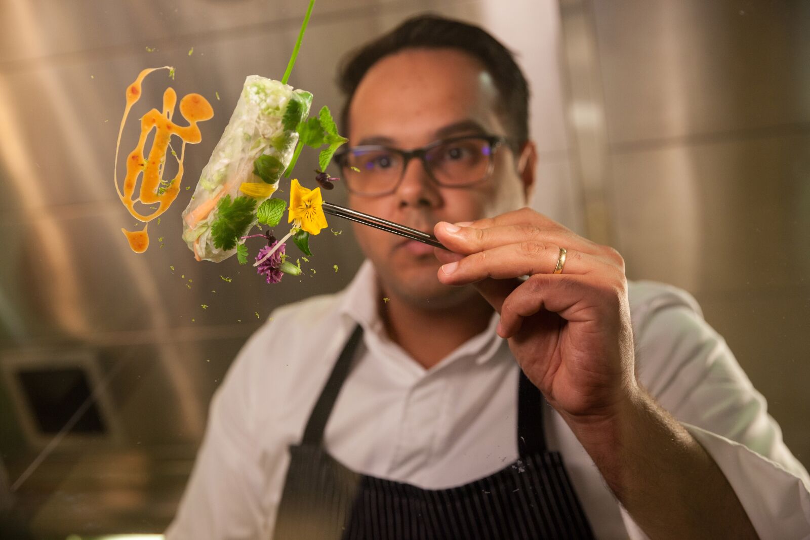 Canon EF 24-70mm F2.8L II USM sample photo. Platting, fine dining, vegan photography