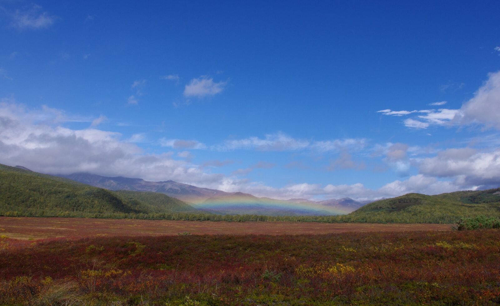 Pentax K-5 sample photo. Autumn, rainbow, tundra photography