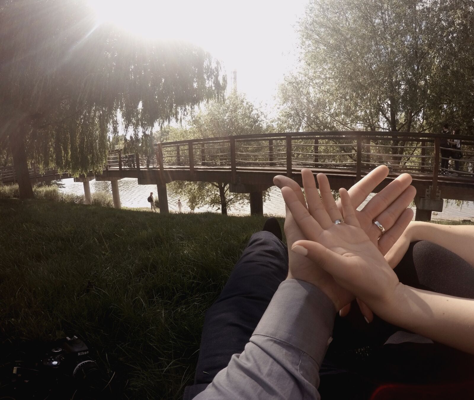 GoPro HERO4 Silver sample photo. Sunshine, love, young photography