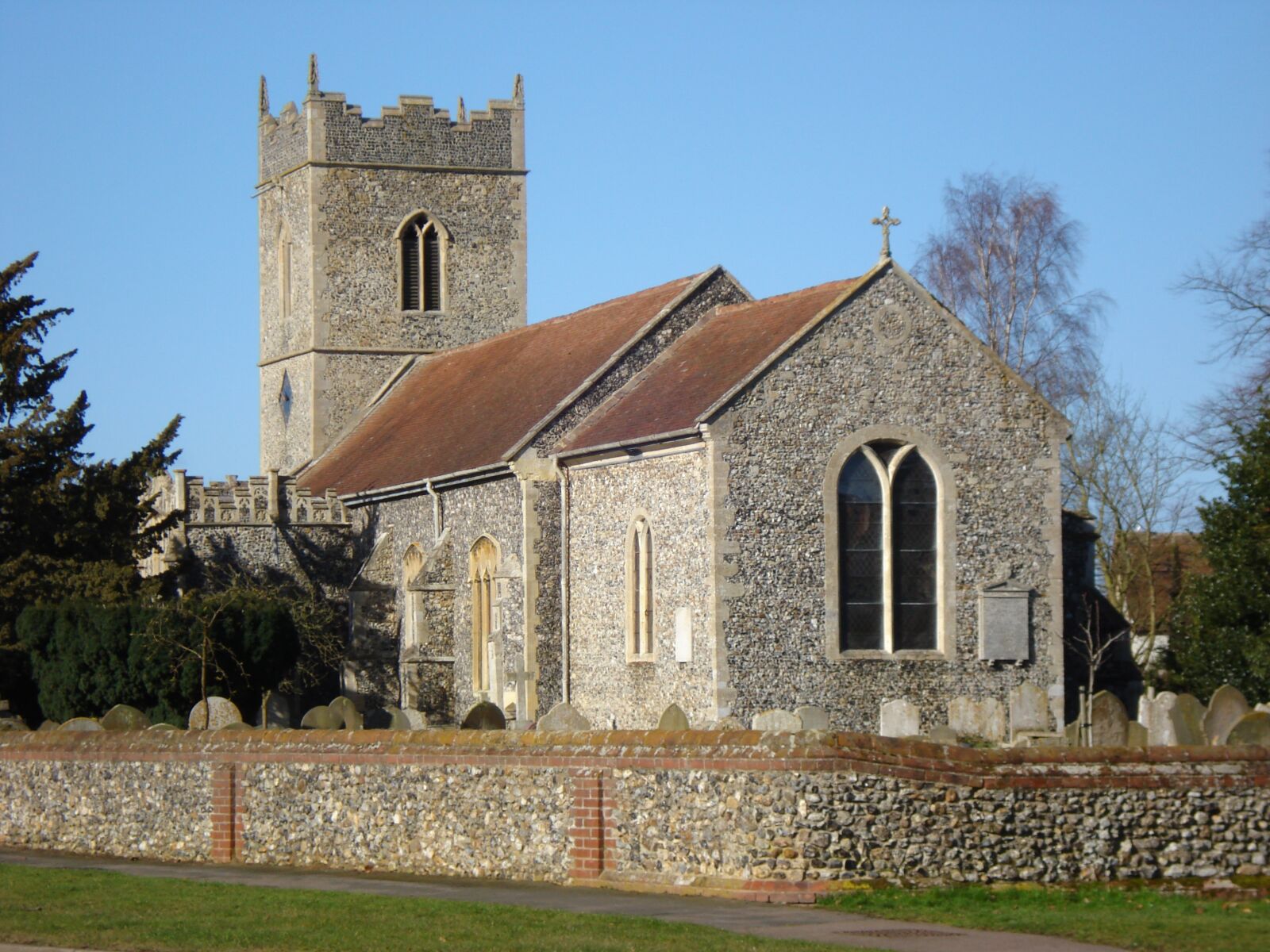 Sony DSC-W55 sample photo. Church, palgrave, suffolk photography