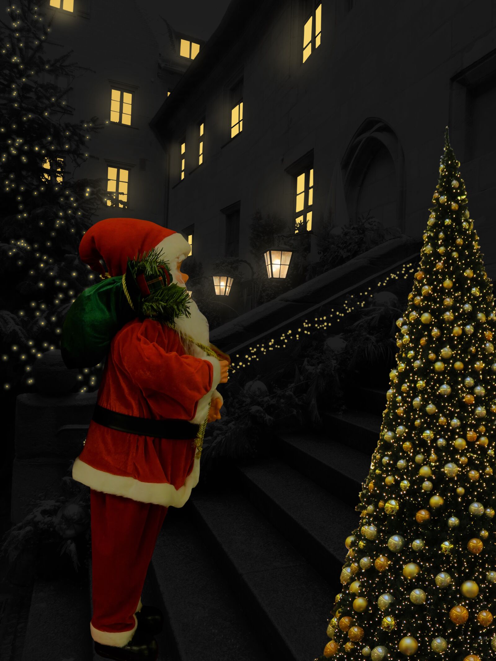 Canon PowerShot SX710 HS sample photo. Santa claus, assembly, christmas photography