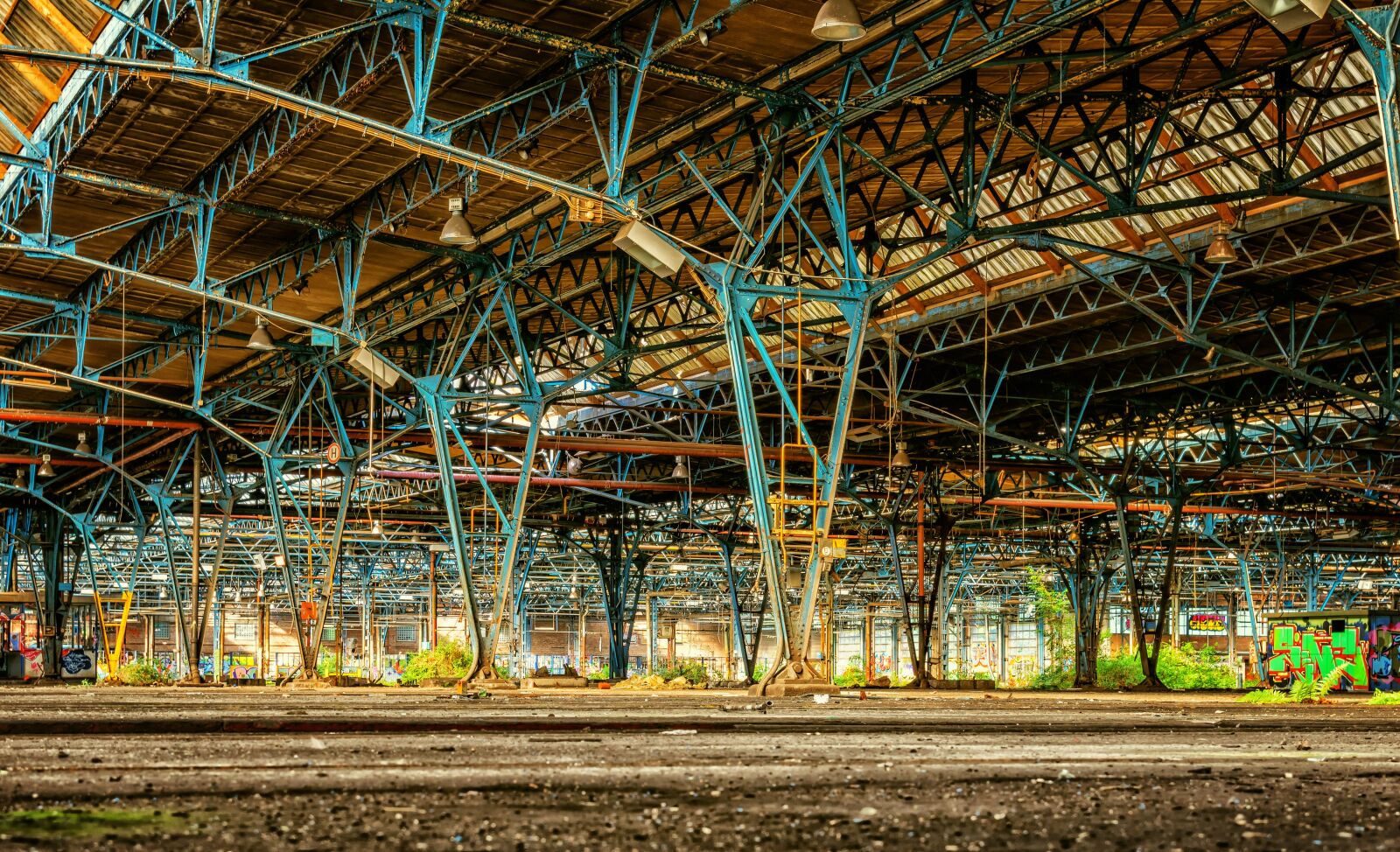 Nikon D3300 sample photo. Train, lost places, repair photography