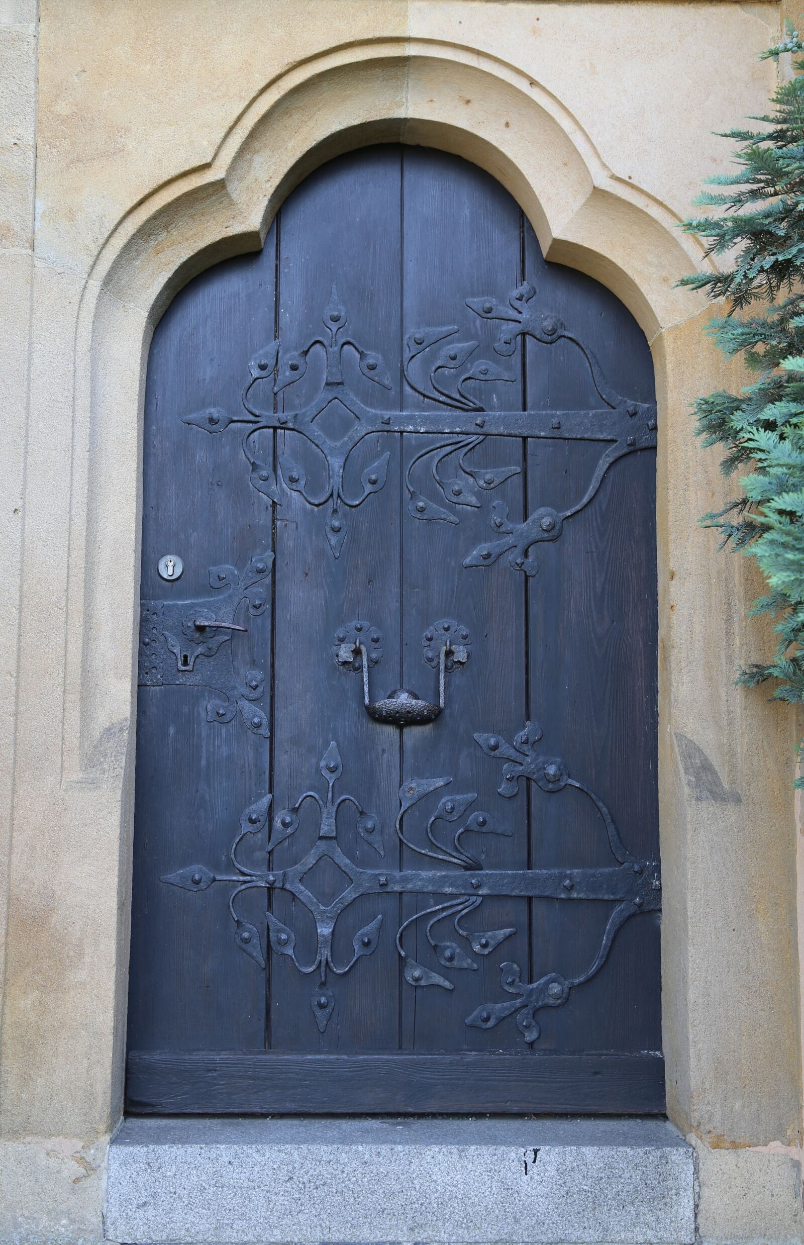 Canon EOS 6D + Canon EF 24-105mm F4L IS USM sample photo. Oak door, old, castle photography