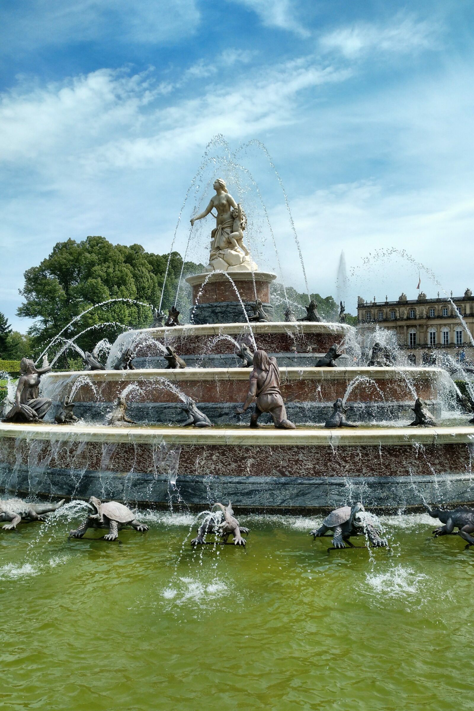 nubia Z11 MINI sample photo. Herrenchiemsee, latona fountain, castle photography
