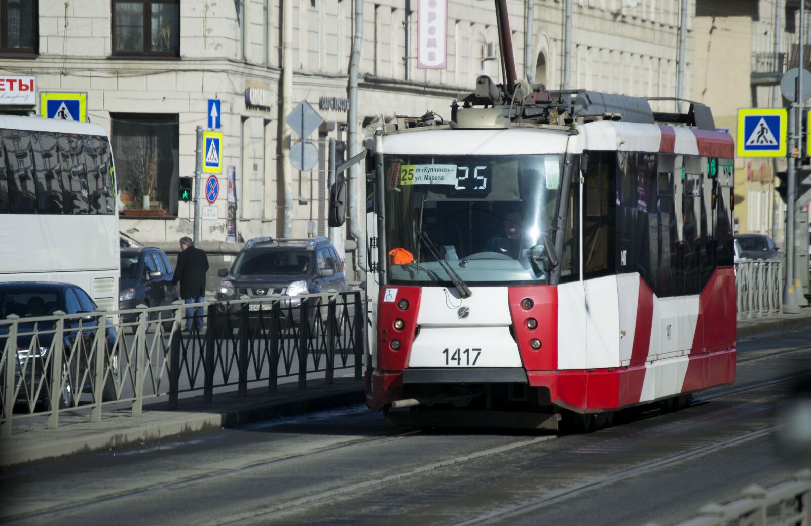 Nikon D3100 sample photo. Tram, st petersburg russia photography
