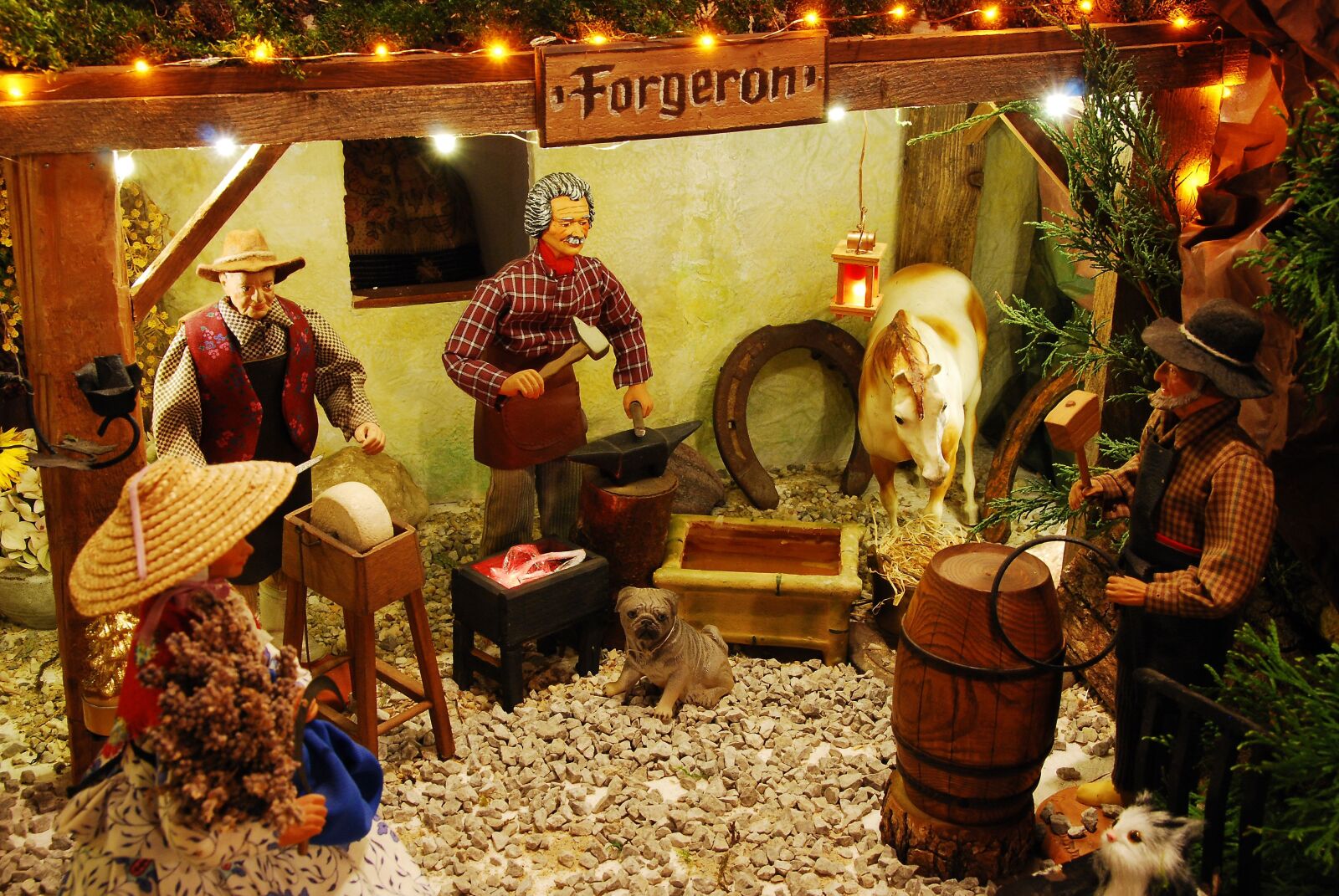 Nikon D80 sample photo. Santons, crib, christmas crib photography