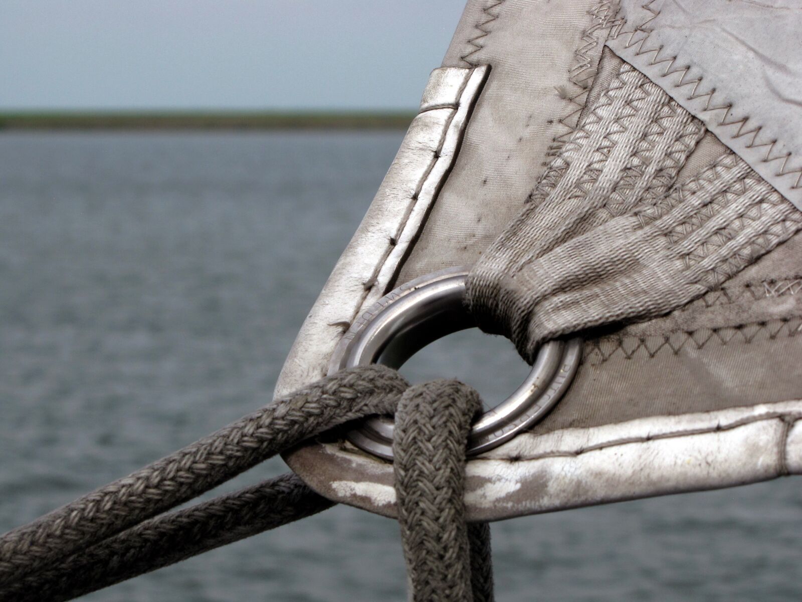 Canon PowerShot SX10 IS sample photo. Sailing, sailcloth, clew photography