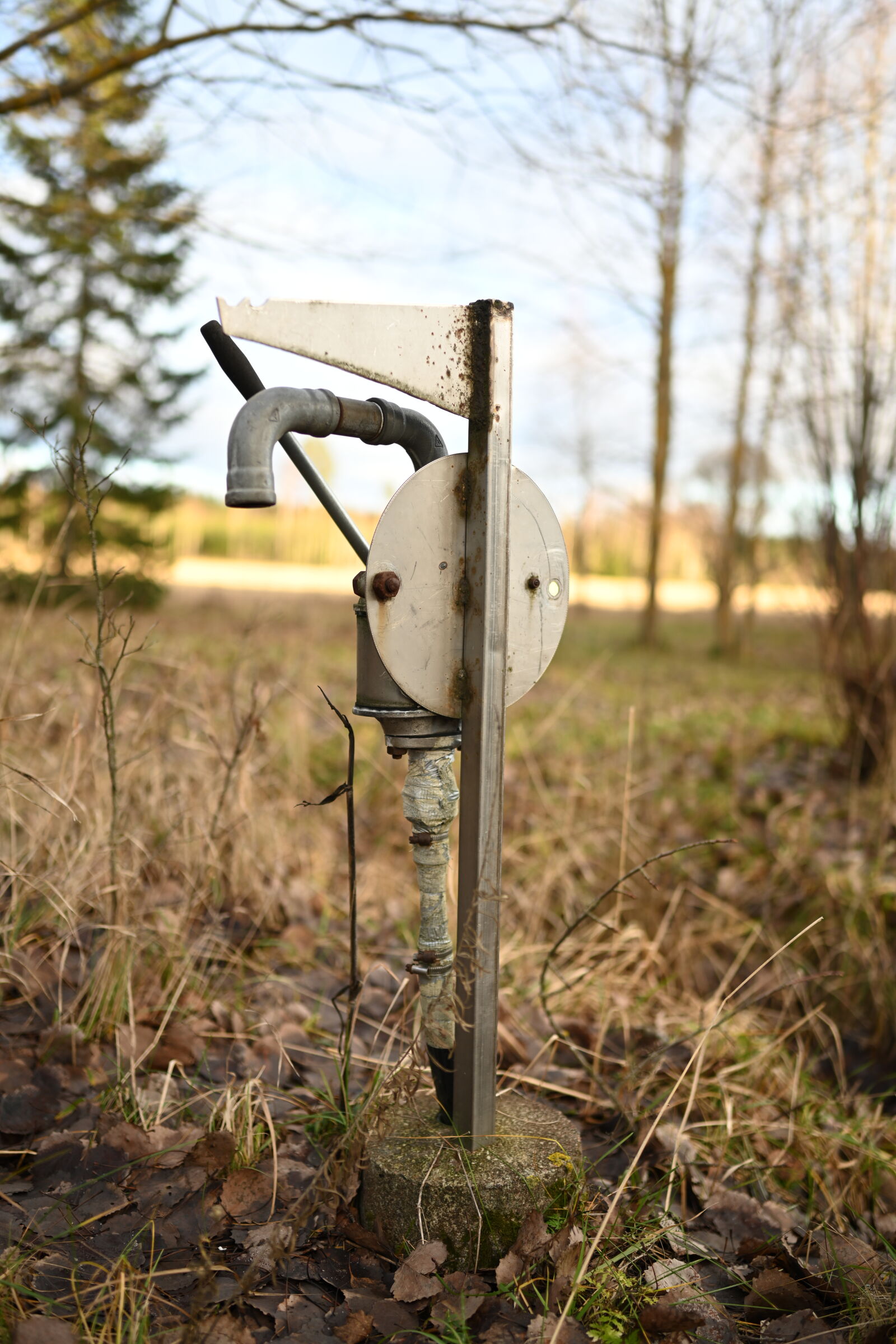 Nikon Z7 sample photo. Old water pump photography