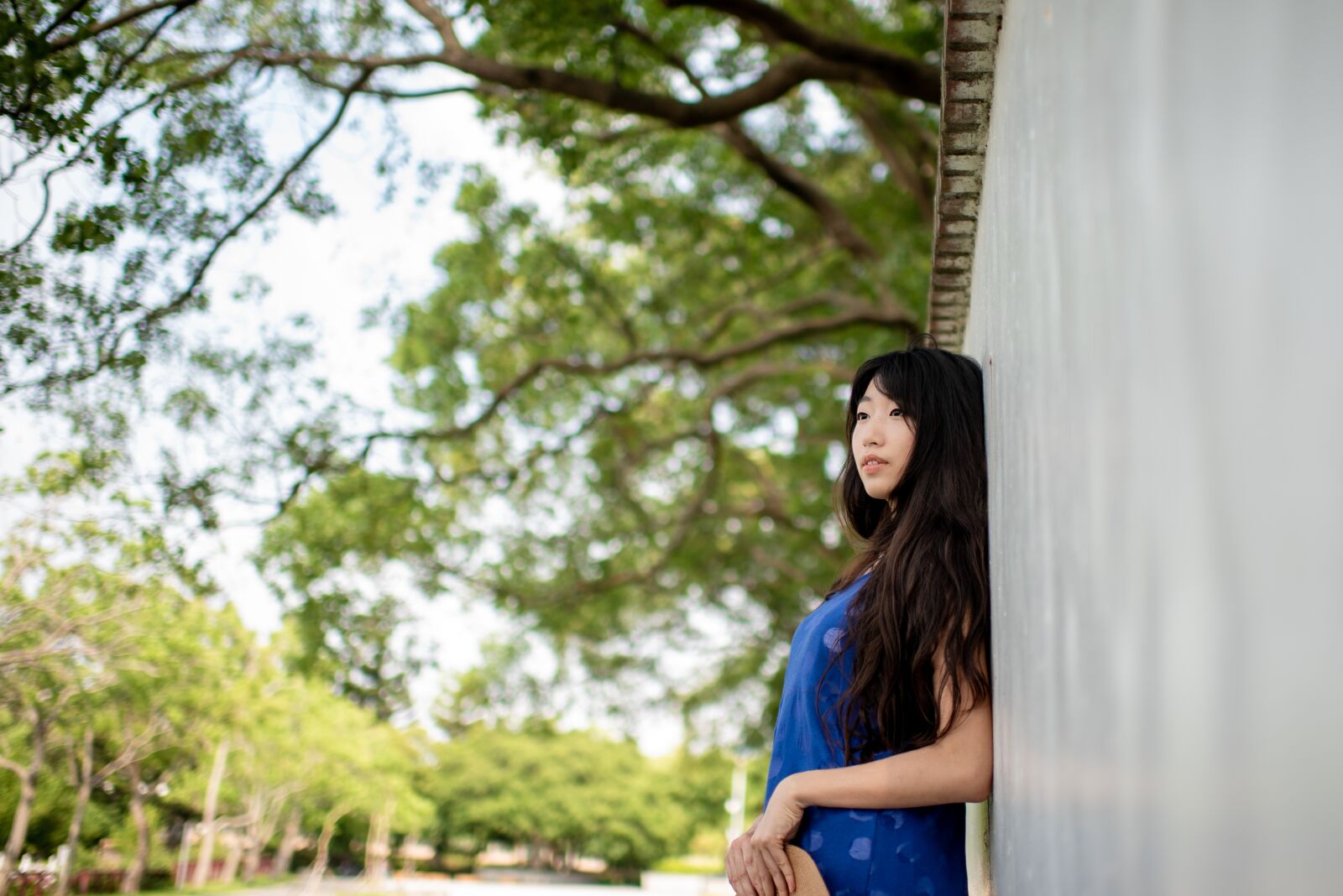 Nikon D750 sample photo. Girl, park, trees photography