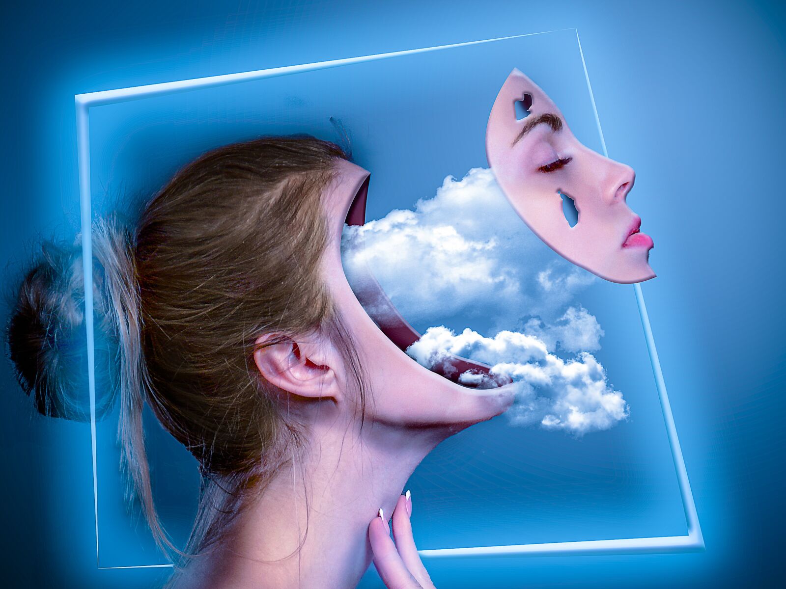 Nikon D80 sample photo. Face, girl, frame photography