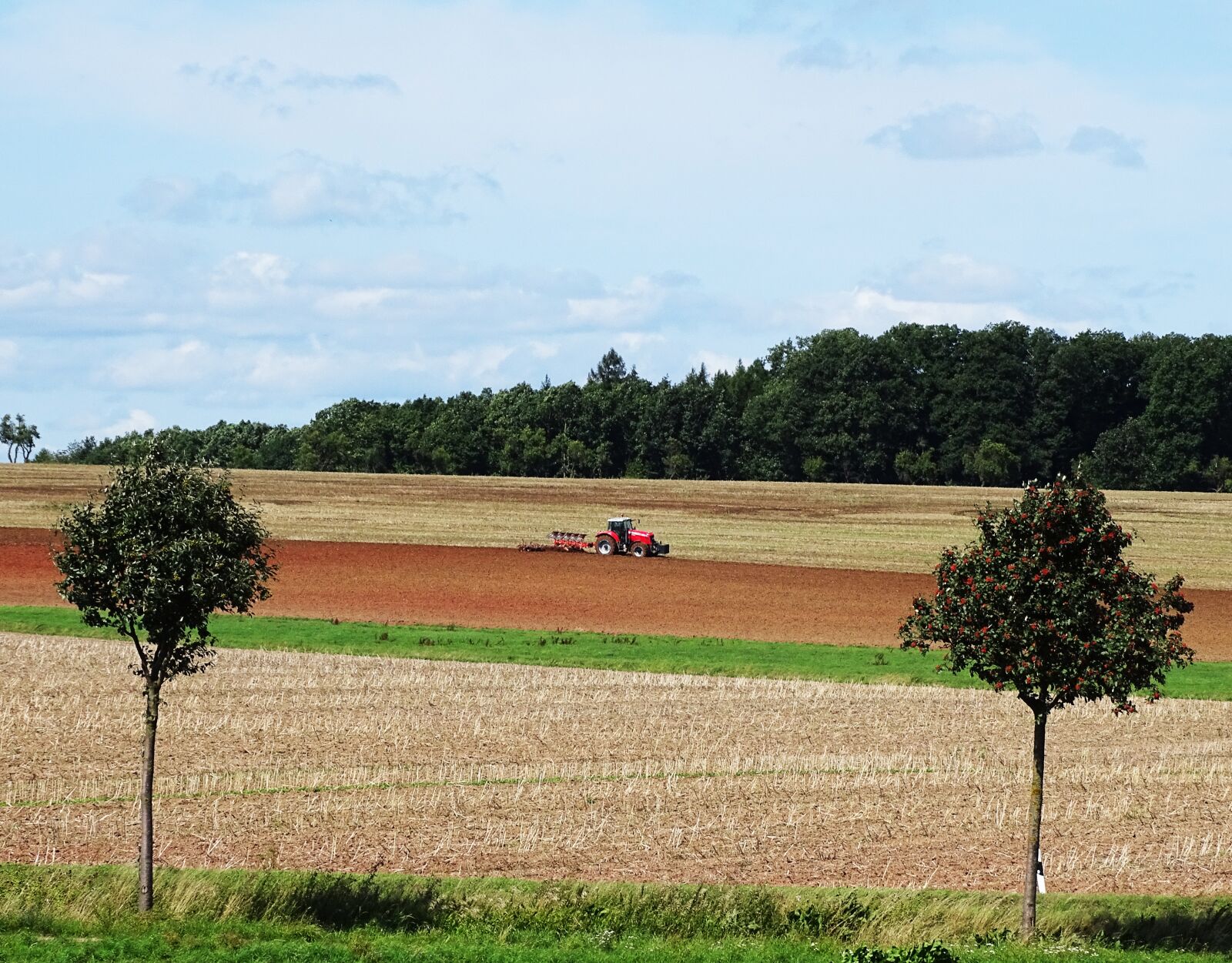 Sony Cyber-shot DSC-HX400V sample photo. Agriculture, field, tractor photography