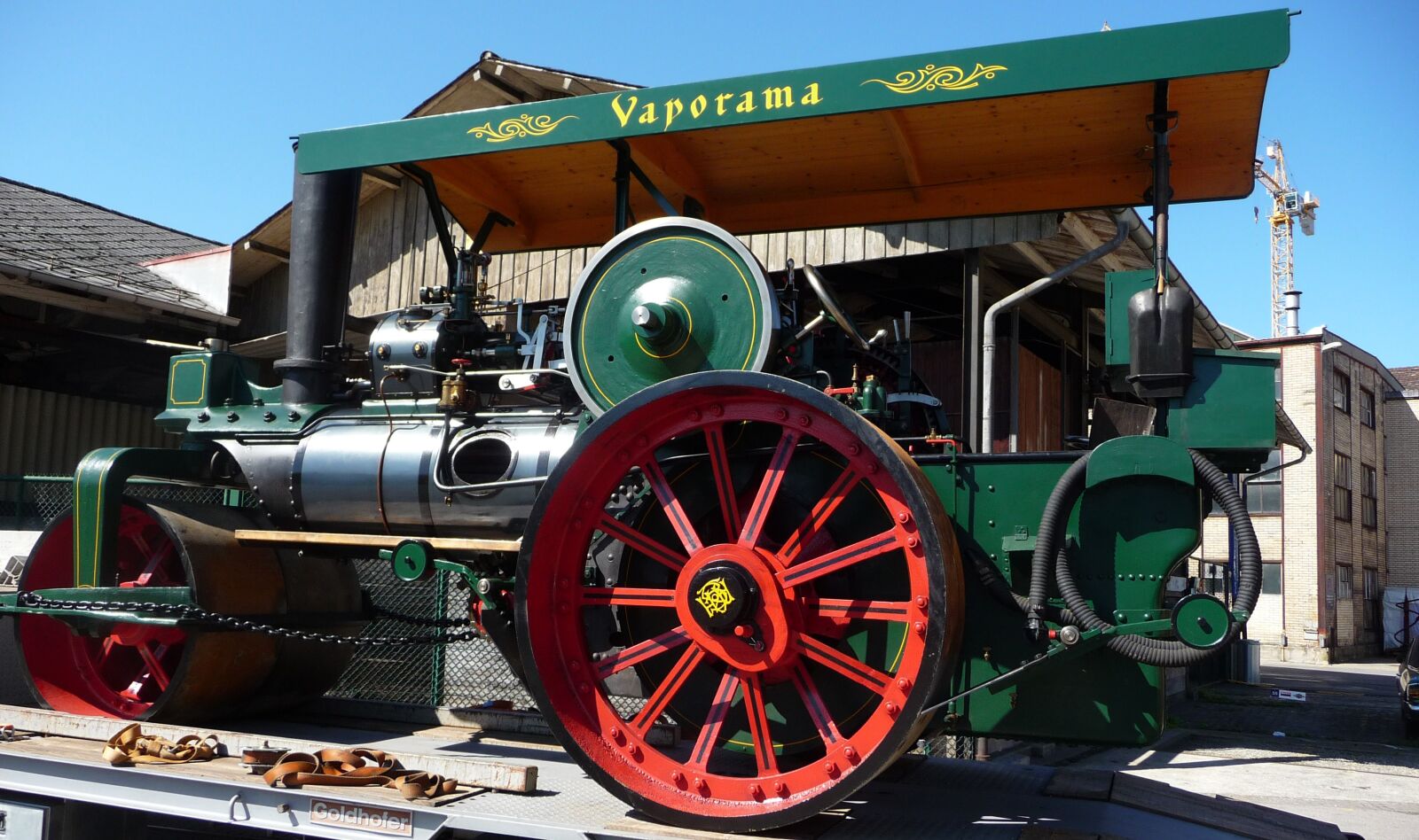 Panasonic Lumix DMC-TZ5 sample photo. Steam roller, steam centre photography