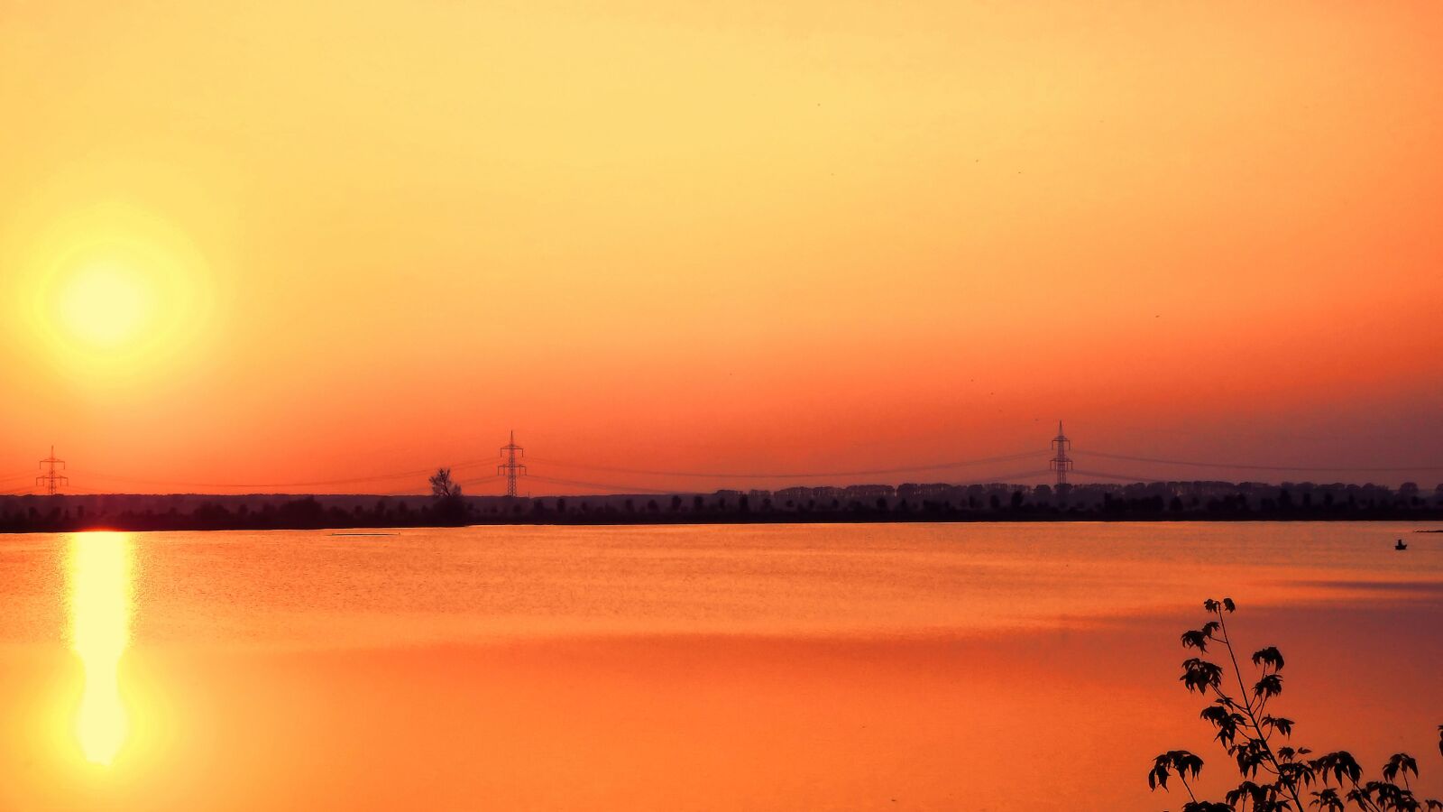 Fujifilm FinePix SL1000 sample photo. Abendhimmel, himmel, see, sonnenuntergang photography