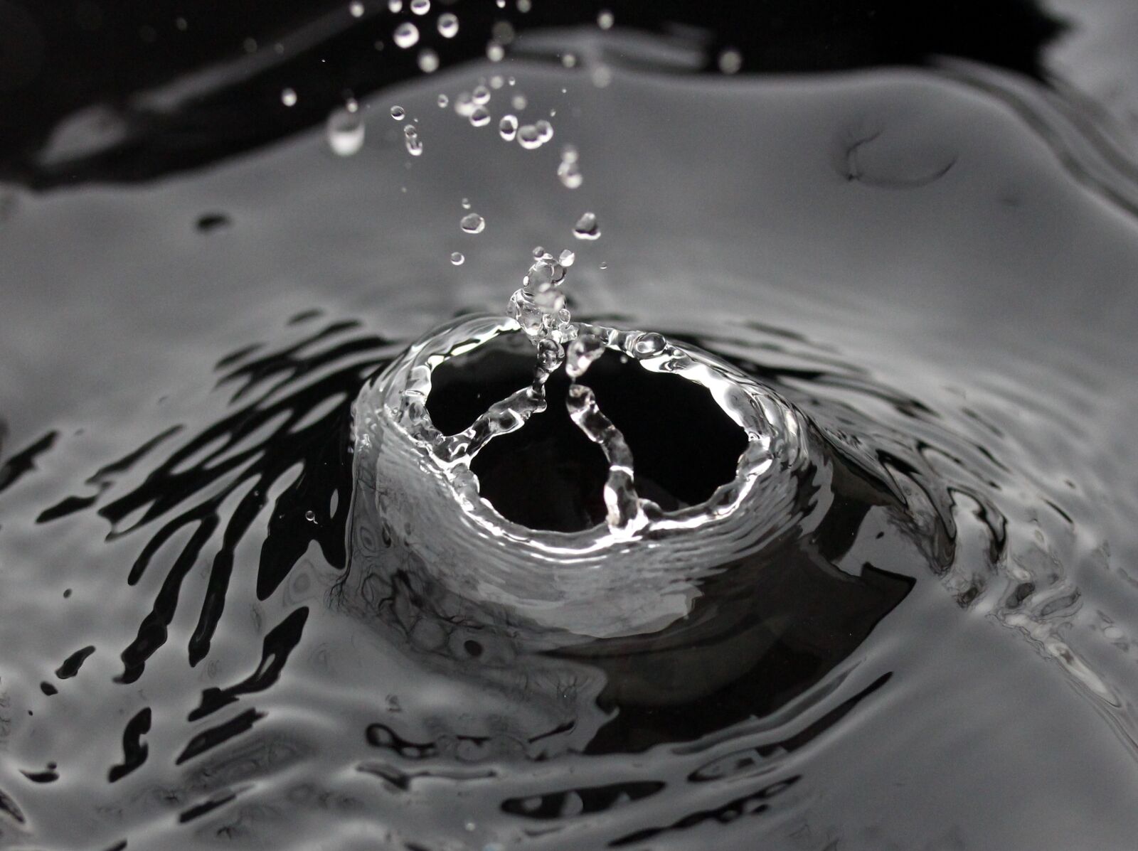 Canon EF-S 60mm F2.8 Macro USM sample photo. Water, splash, drops photography