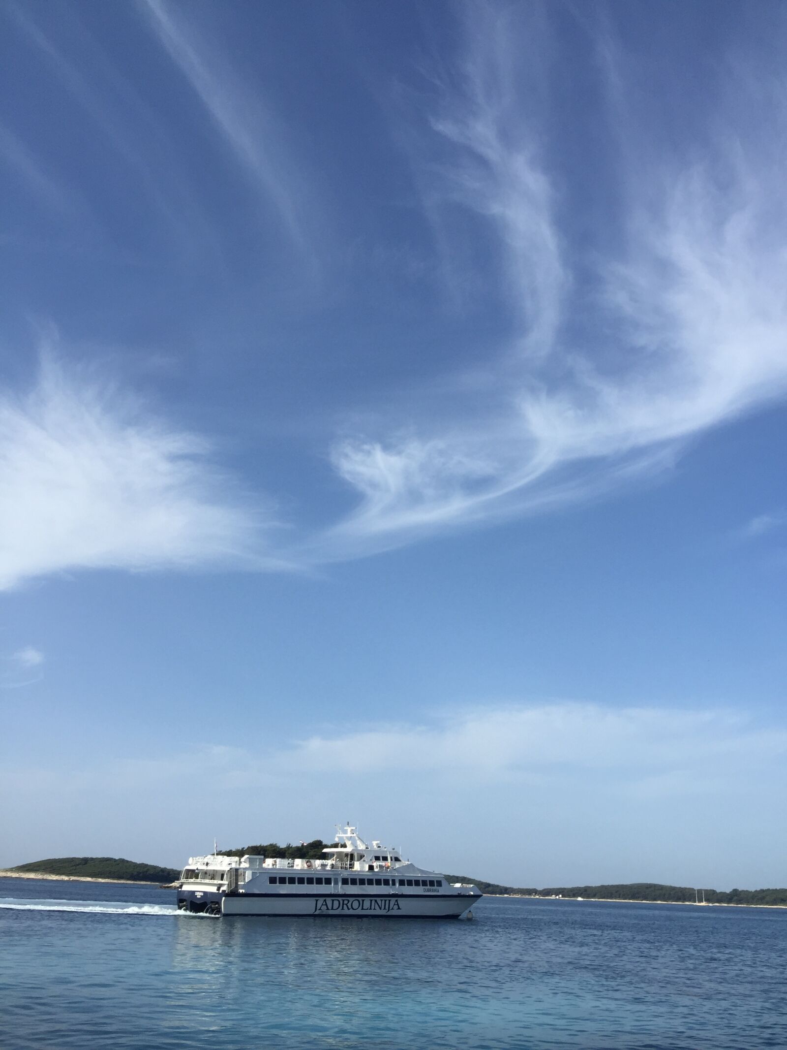 iPhone 6 Plus back camera 4.15mm f/2.2 sample photo. Ferryboat, 2, croatia, 2016 photography