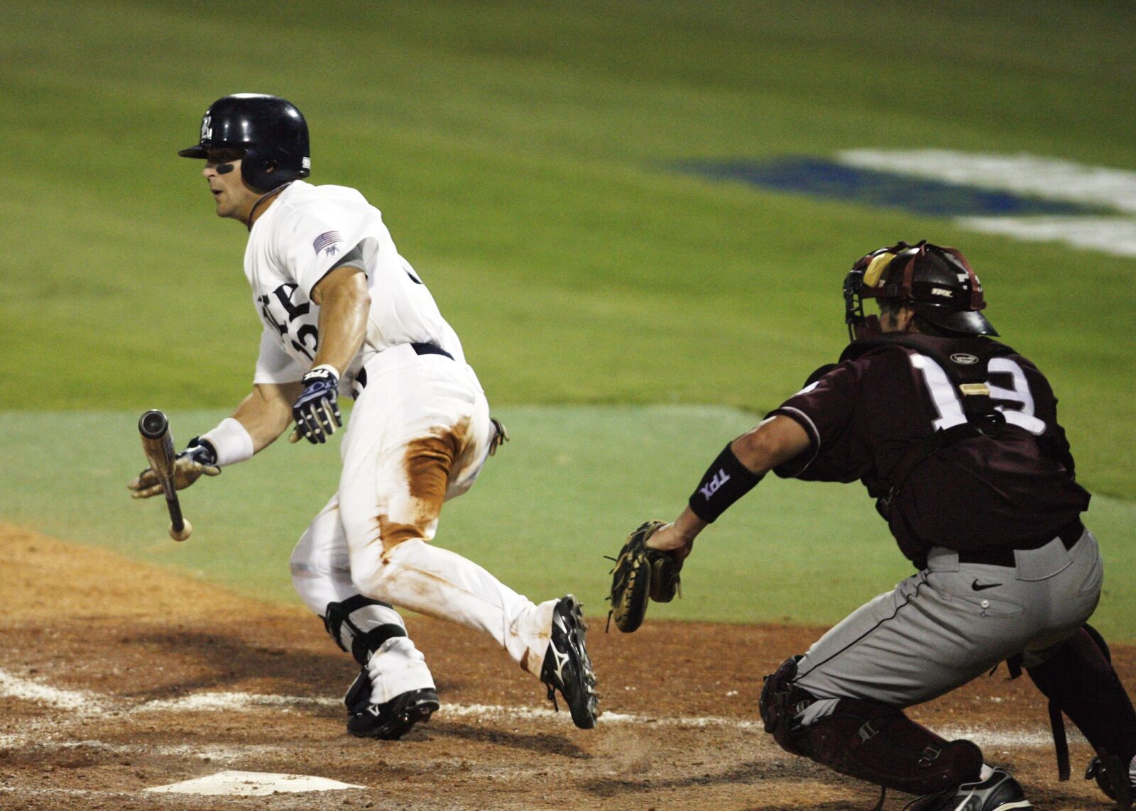 Canon EOS-1D Mark II N sample photo. Baseball, college baseball, bat photography
