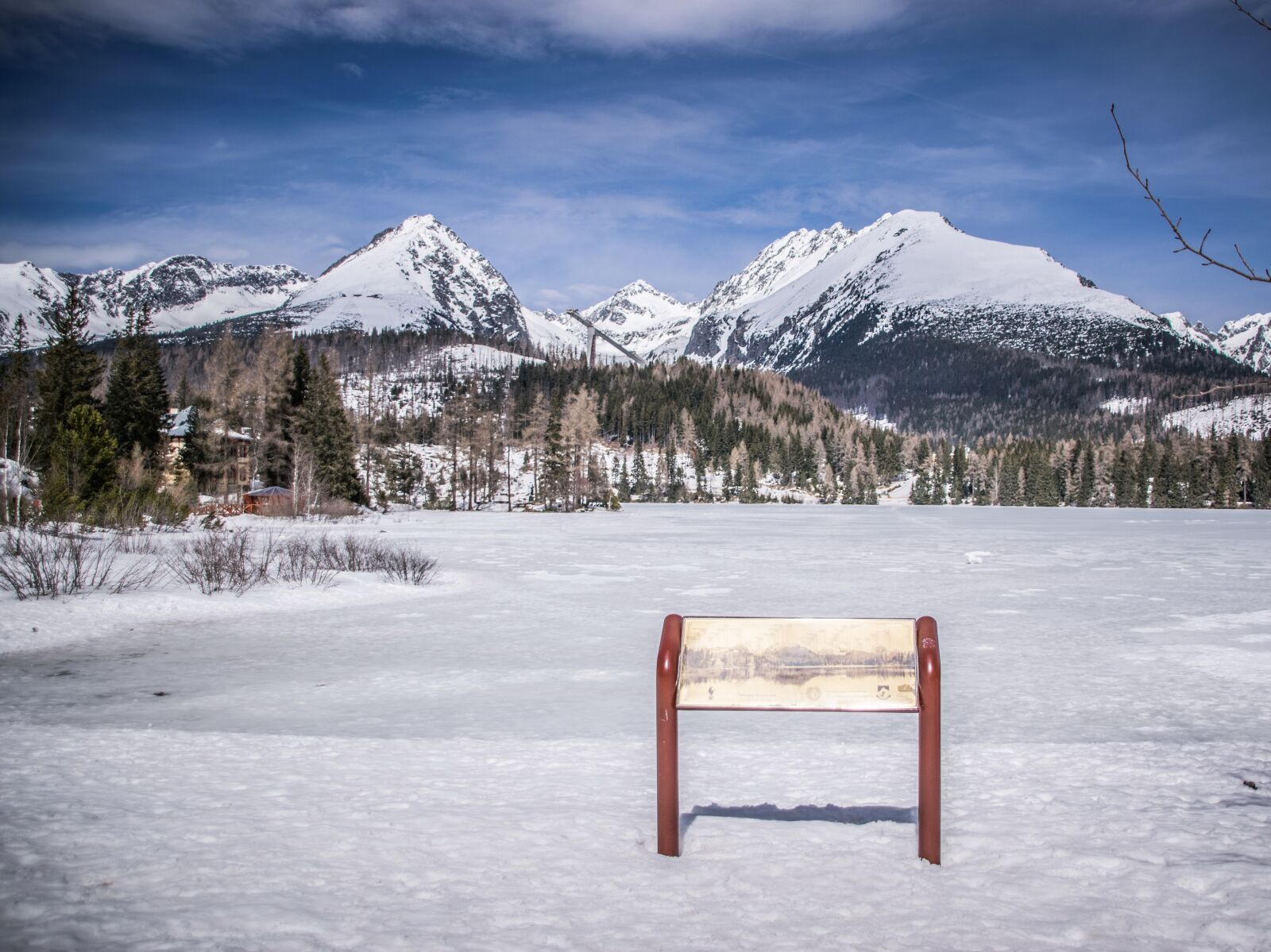 Nikon D5300 sample photo. Frozen lake, panorama, winter photography