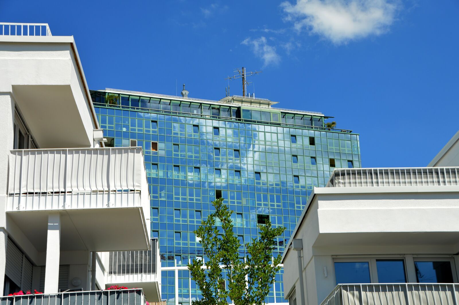 Nikon D3200 sample photo. Kempten, hotel, architecture photography