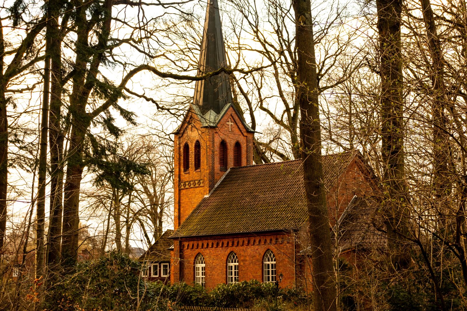 Canon EOS 200D (EOS Rebel SL2 / EOS Kiss X9) sample photo. Church, autumn, nature photography