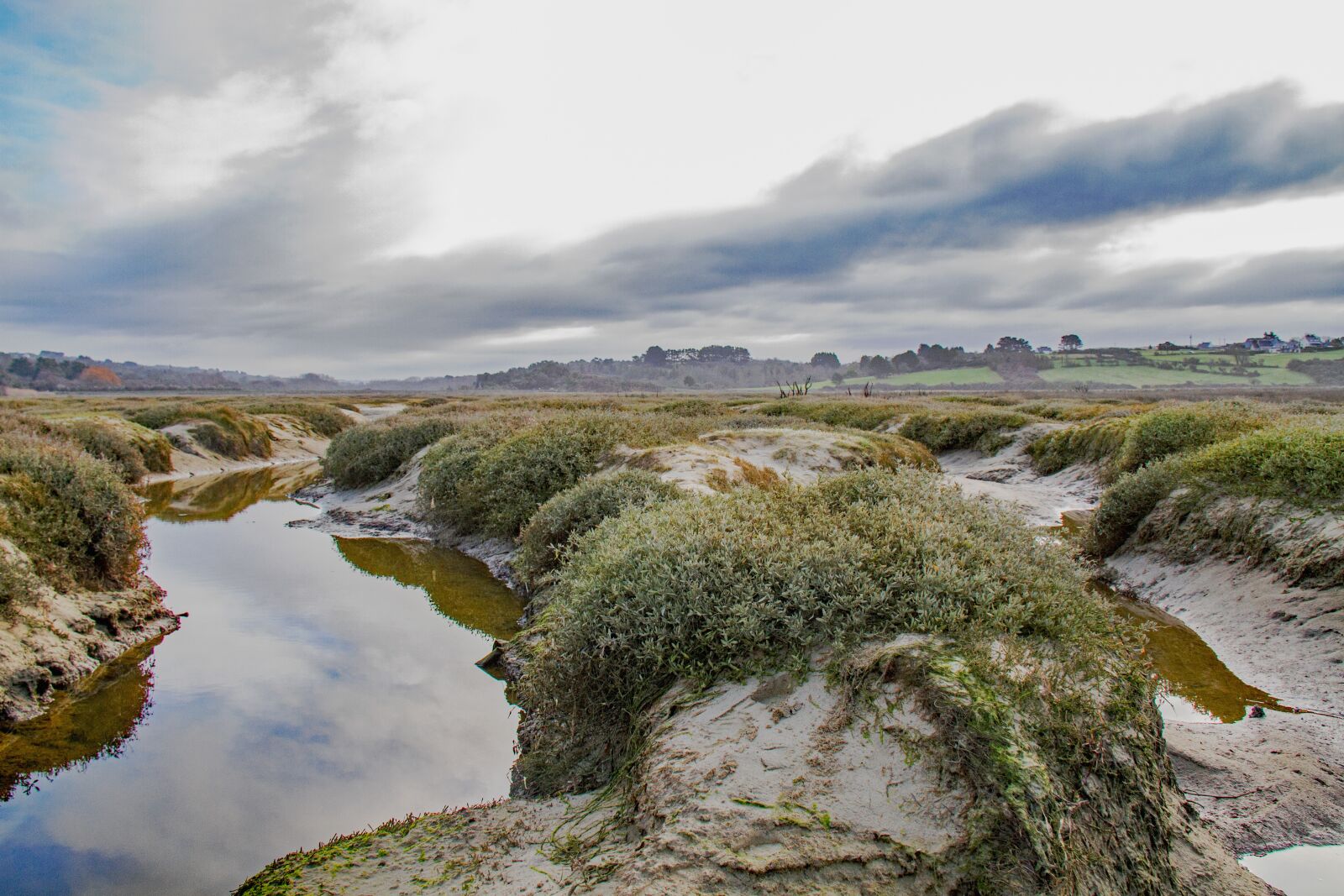 Canon EF-S 18-200mm F3.5-5.6 IS sample photo. Saltmarsh, estuary, coastal photography